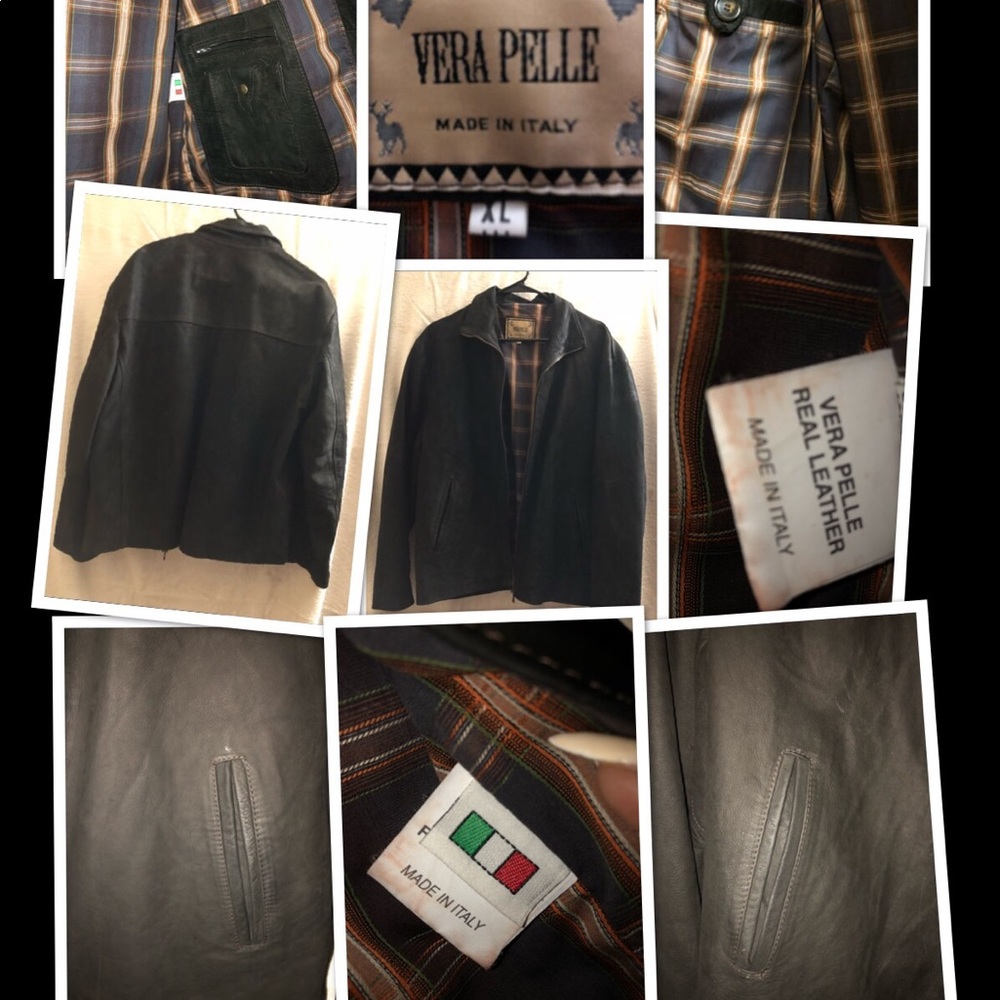 Vera Pelle Black Leather jacket